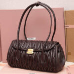 Miumiu Matelasse Nappa Leather Shoulder Bag